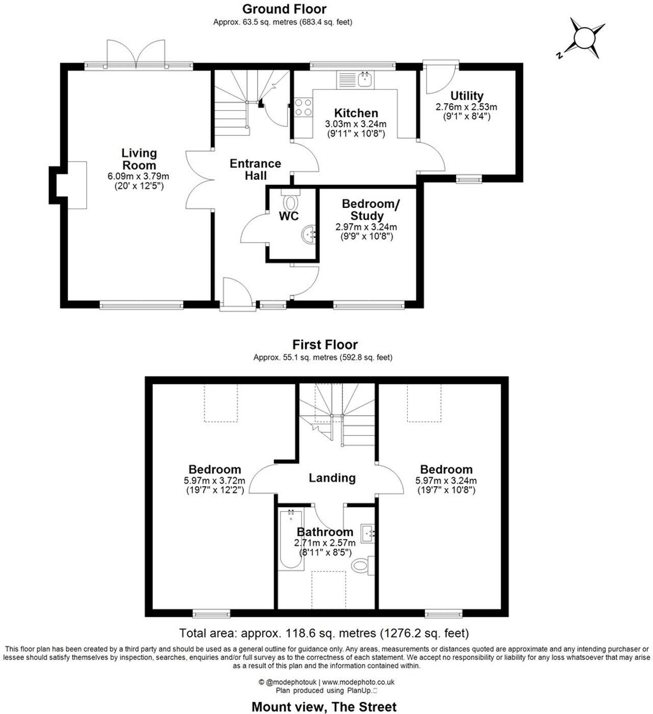 The Street, High Roding, CM6 floorplan