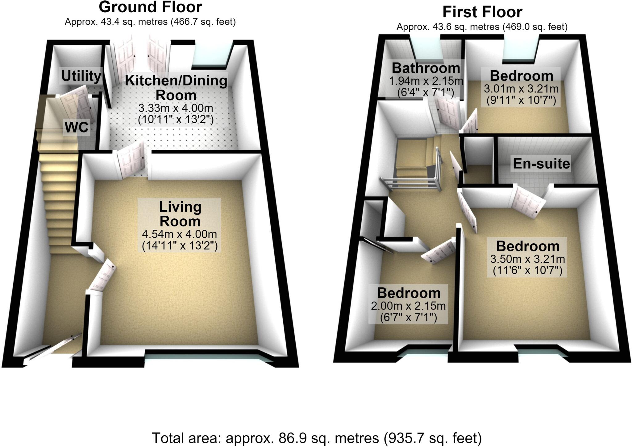 Hart Mill Close, Mossley, OL5 floorplan