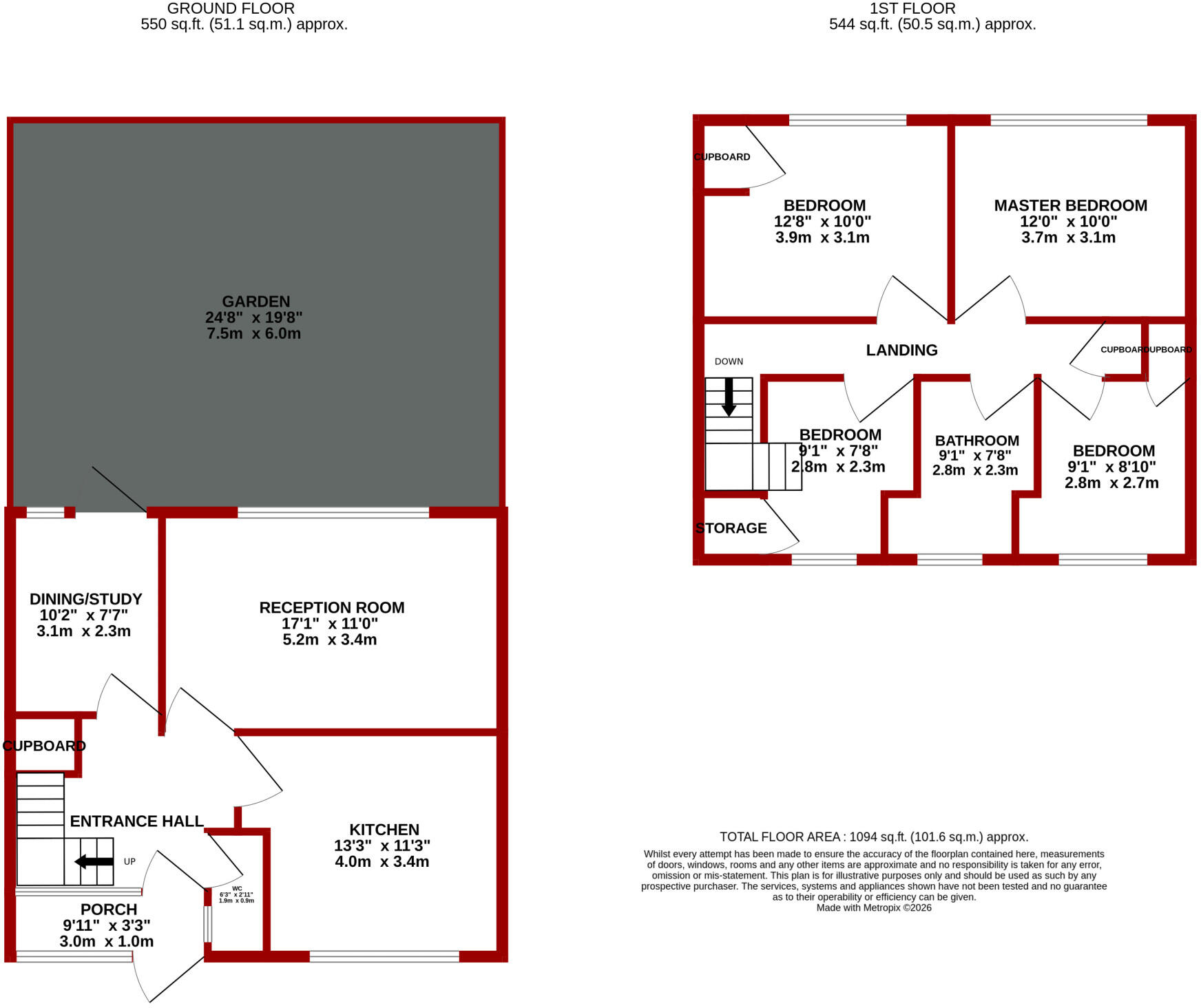 Paragon Road, Hackney, London, E9 floorplan