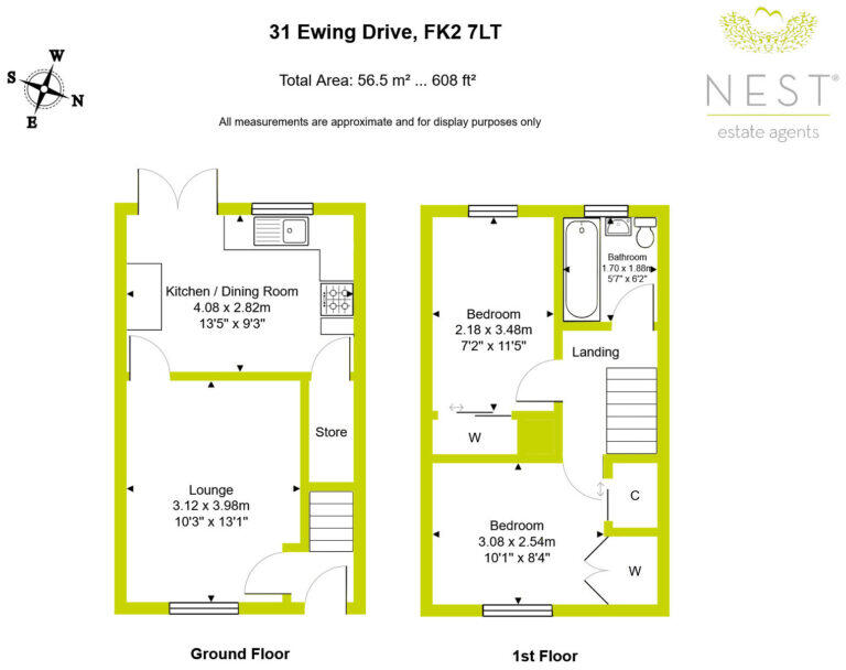 31 Ewing Drive, Falkirk, FK2 7LT floorplan