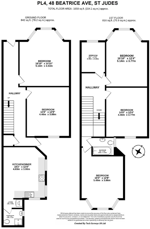 Beatrice Avenue, Plymouth, Devon, PL4 floorplan