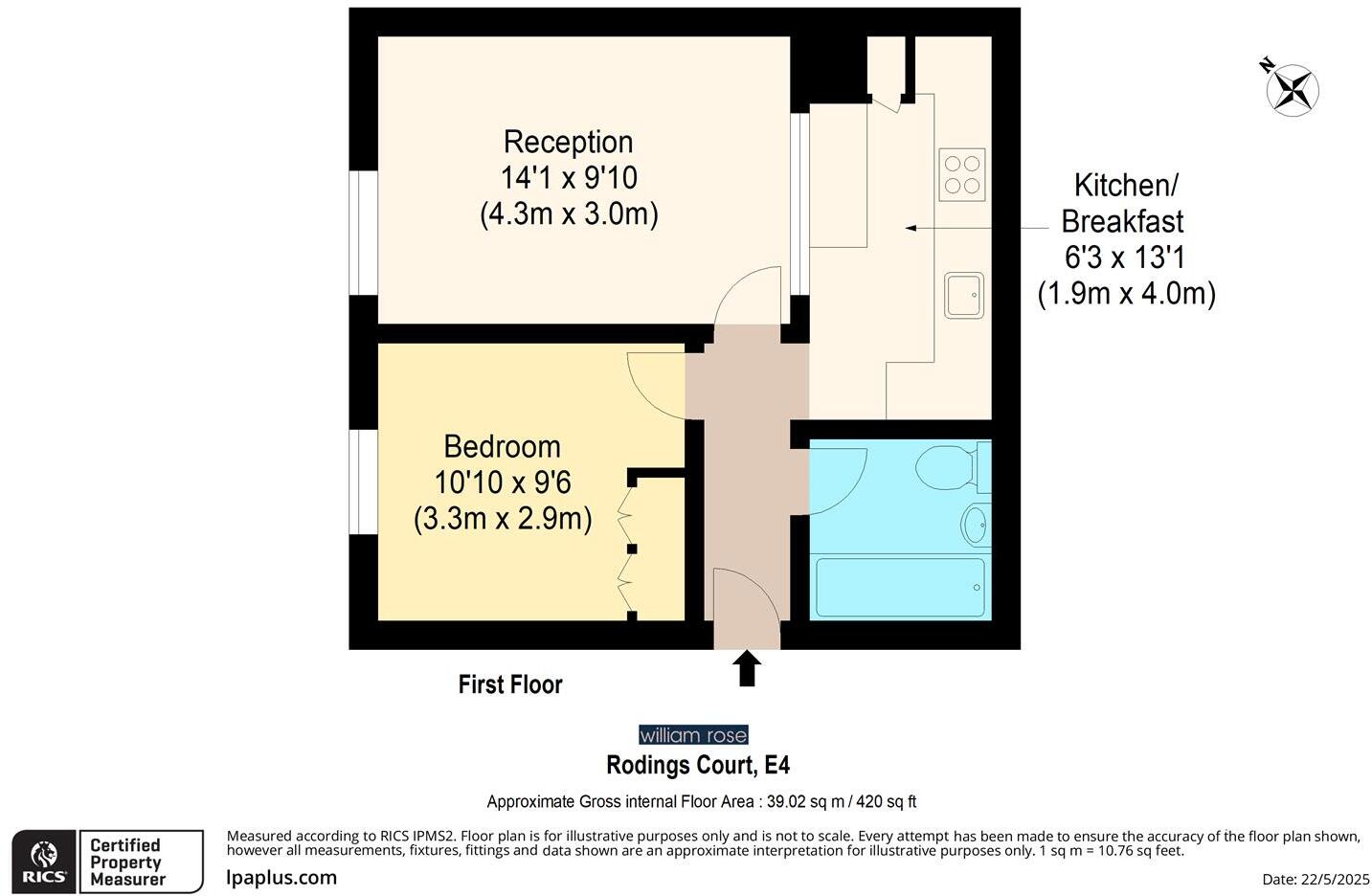 The Avenue, Highams Park floorplan
