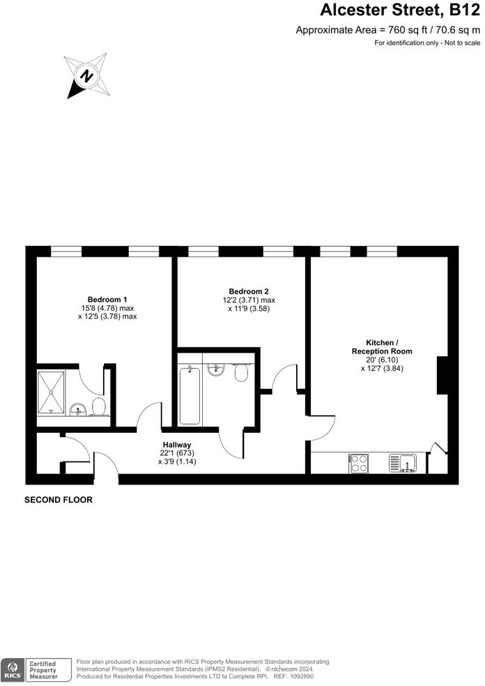 Alcester Street, Birmingham, B12 floorplan