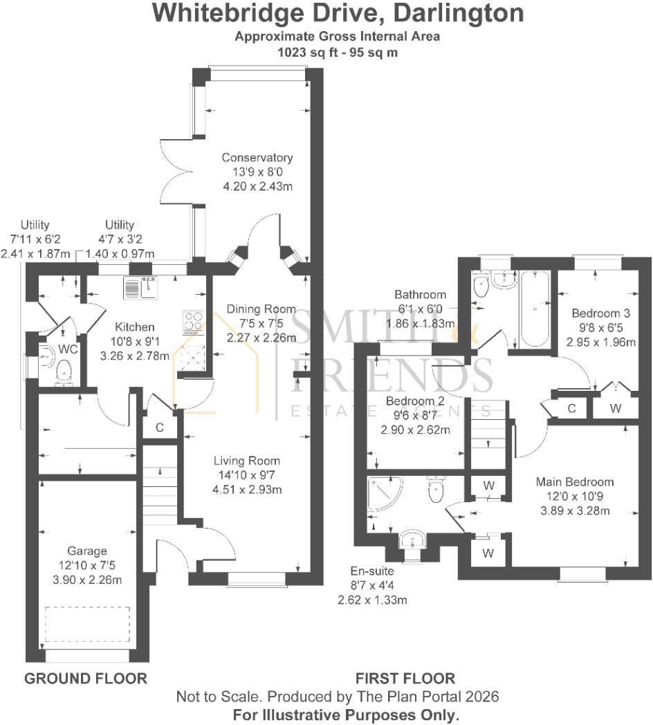 Whitebridge Drive, Darlington floorplan