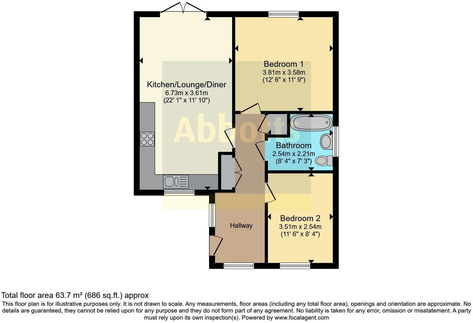 Yarrow Drive, Hunstanton, Norfolk, PE36 floorplan