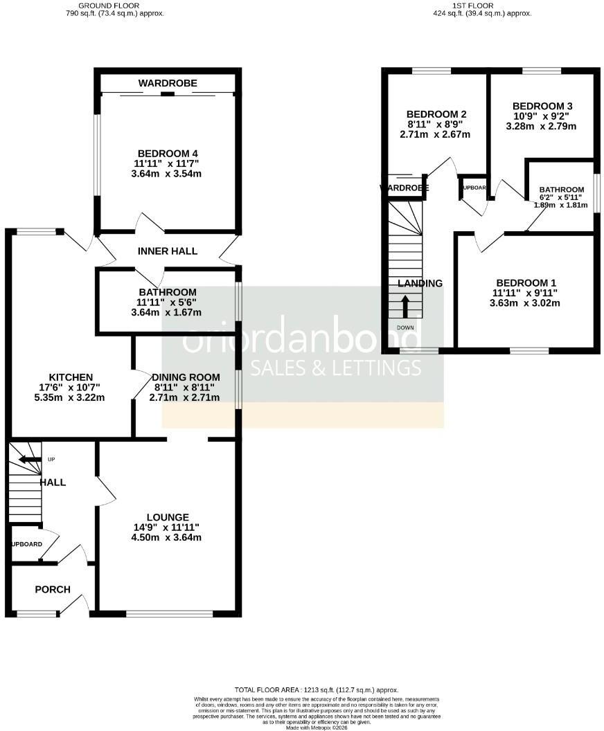 Grangeway, Rushden, Northamptonshire, NN10 floorplan