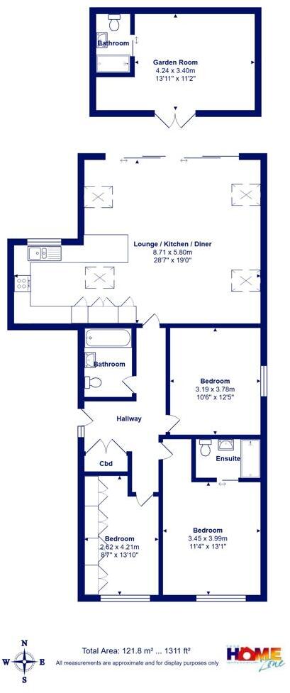 The Meadway, Highcliffe On Sea floorplan