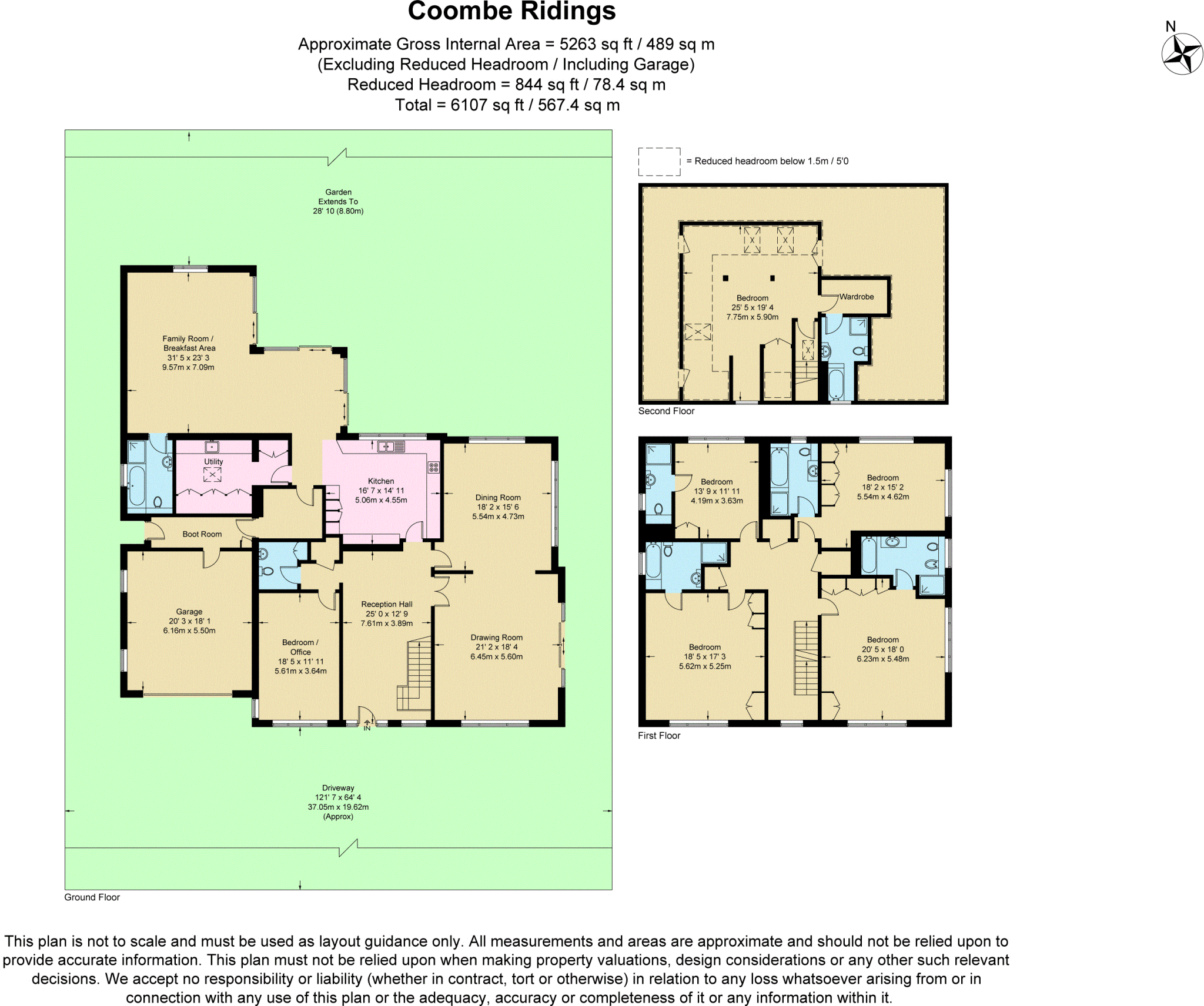 Coombe Ridings, Kingston upon Thames, KT2 floorplan