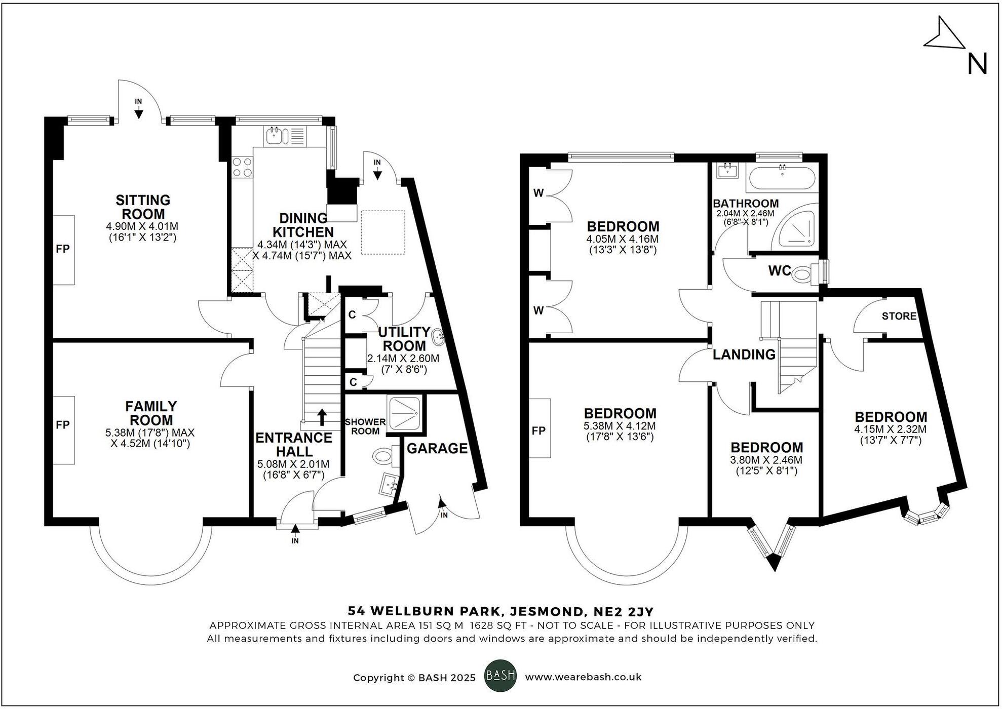 Wellburn Park, Jesmond, NE2 floorplan