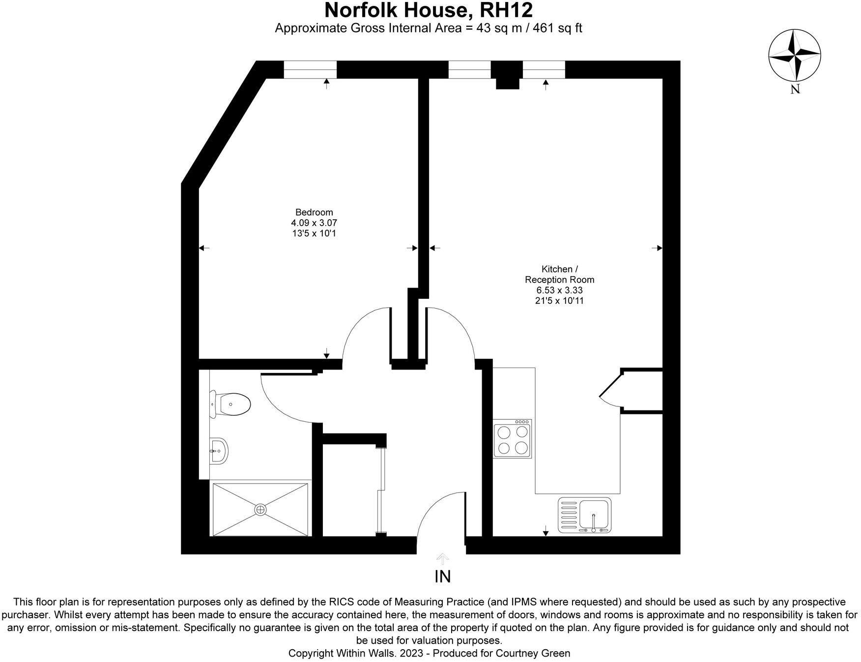 Norfolk Road, Horsham, RH12 floorplan