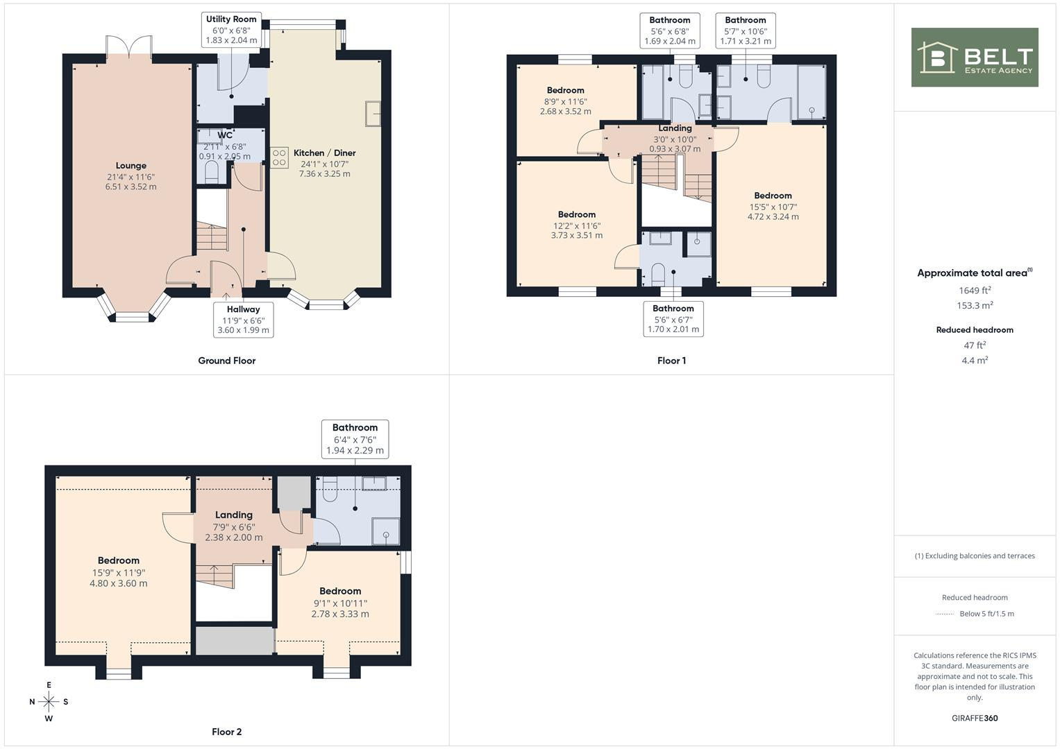 Cotterdale Close, Bridlington floorplan