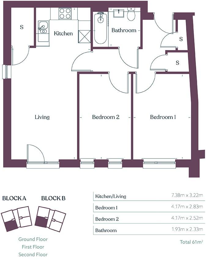 1-3 Old Cross Bank
Urmston
Manchester
M41 0US floorplan