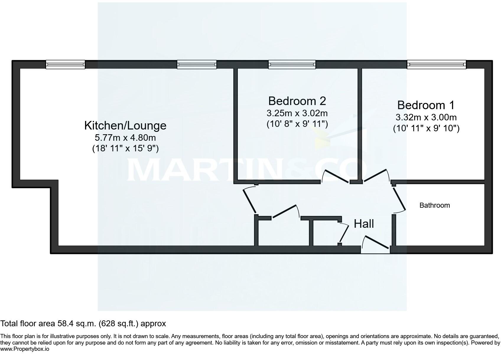 Stonehills House, Welwyn Garden City floorplan