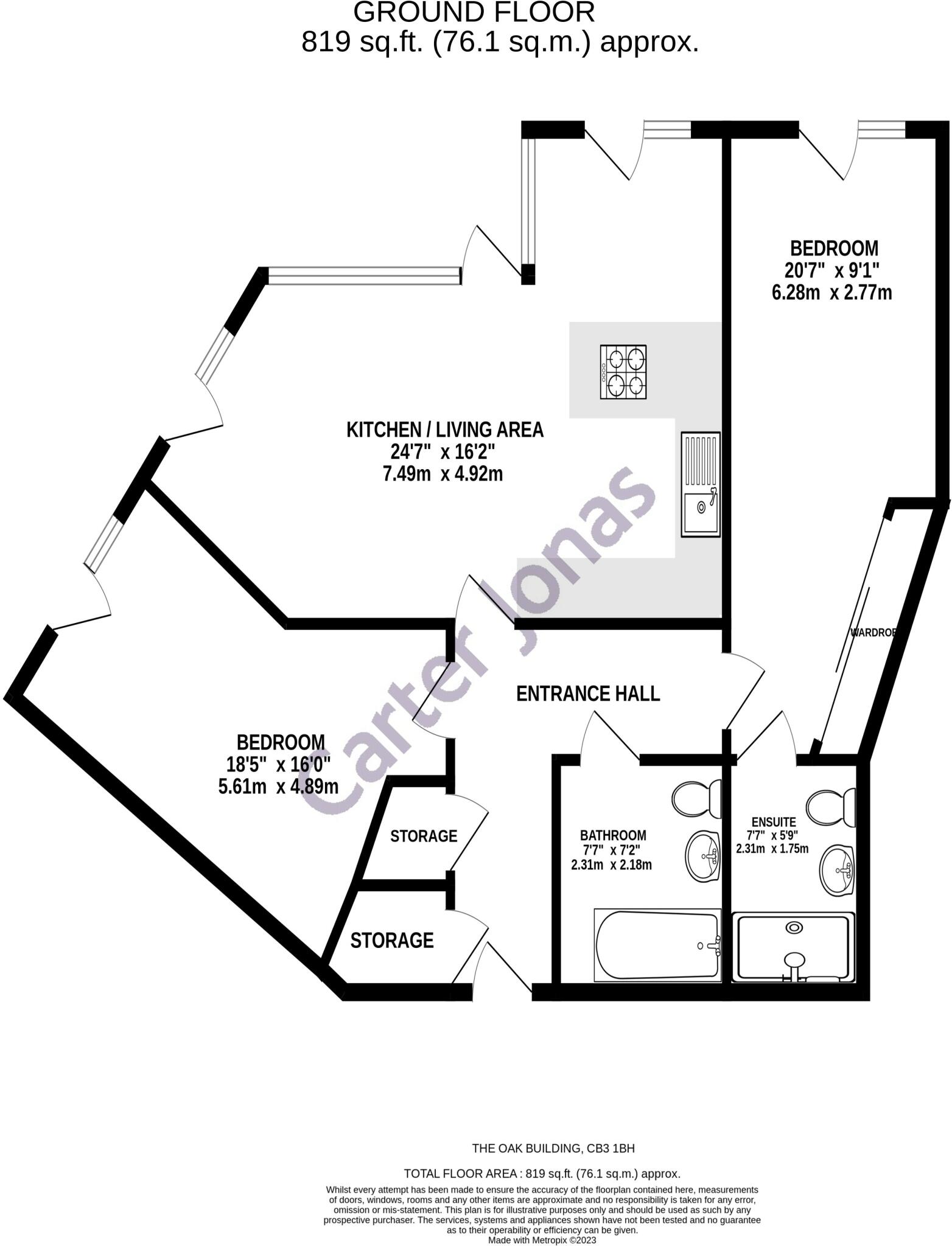 The Oak Building, Rudduck Way, Cambridge, CB3 floorplan