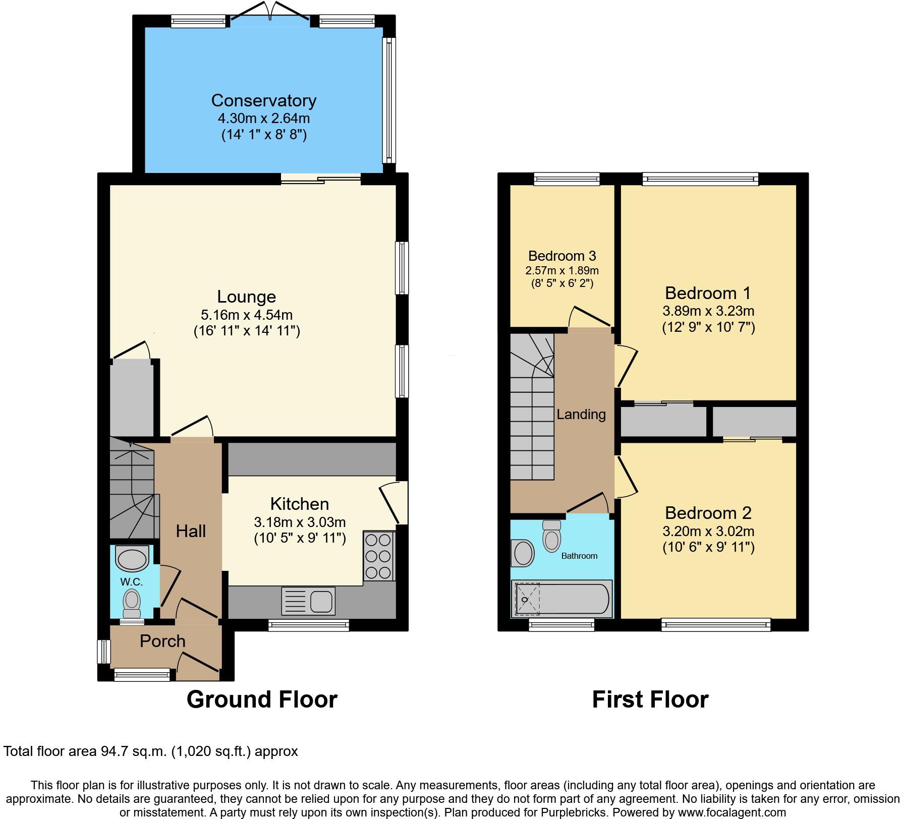 Graham Road, Yapton, Arundel, BN18 floorplan