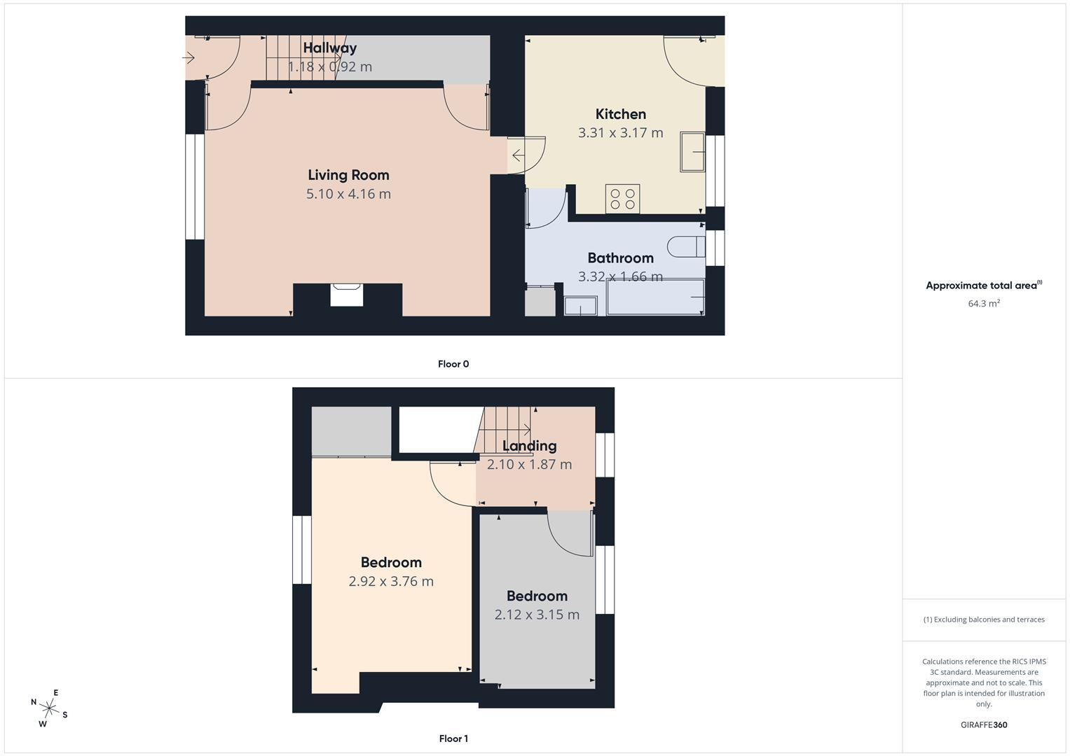 5, Stanhope Street, Greenside, Ryton floorplan
