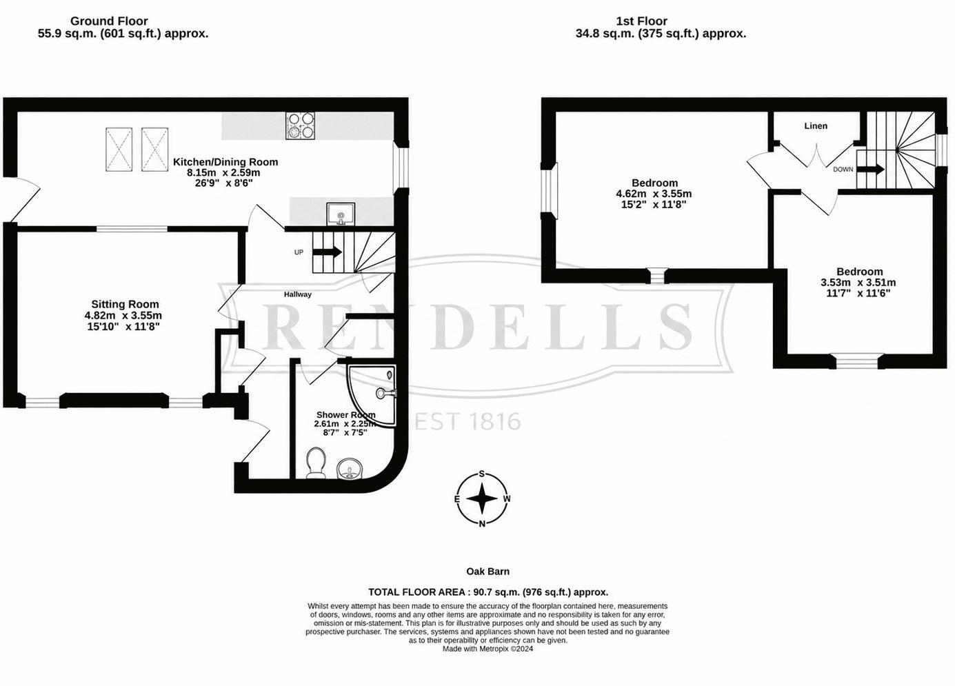 Diptford, Totnes floorplan
