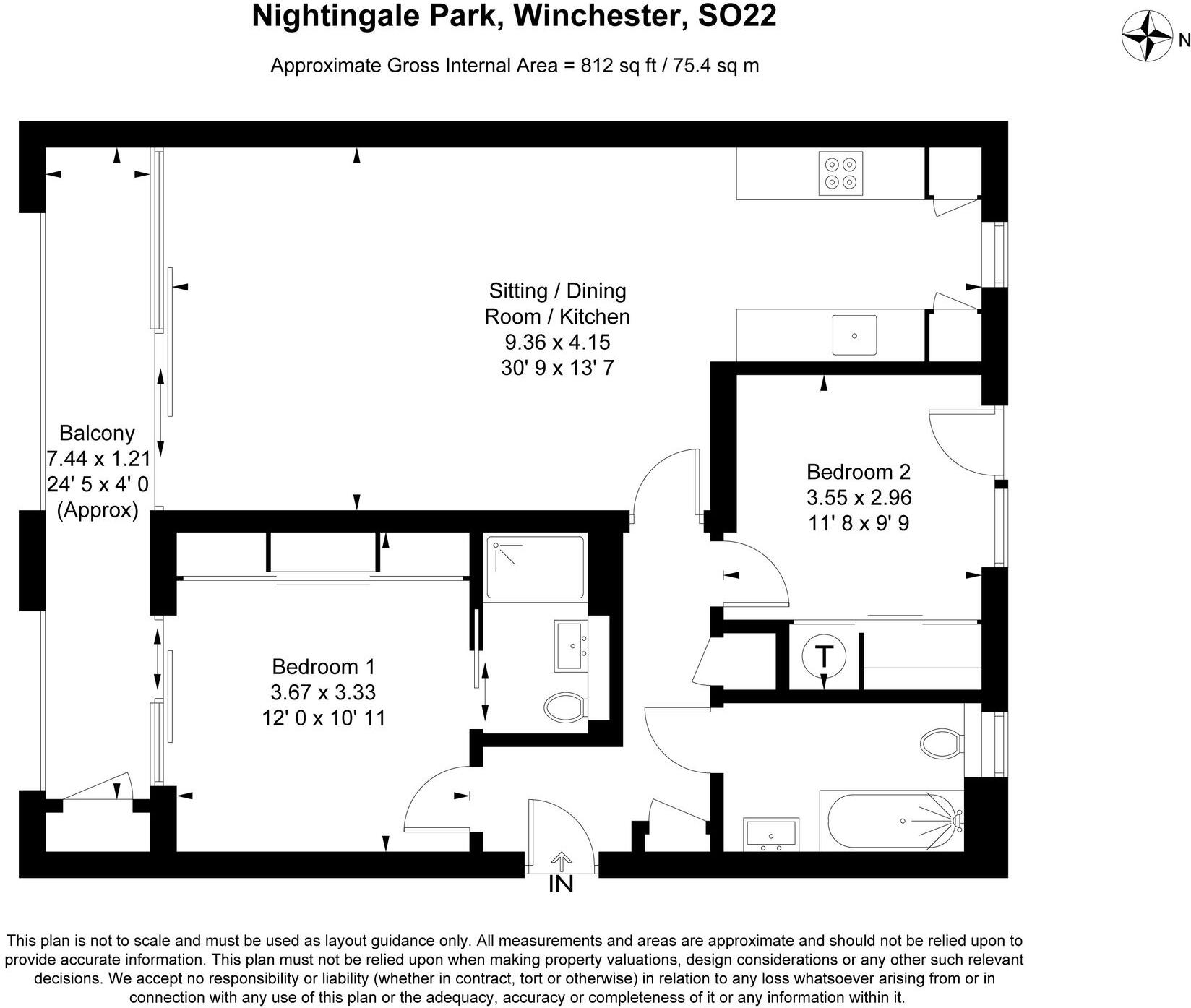 Nightingale Park, Winchester, SO22 floorplan