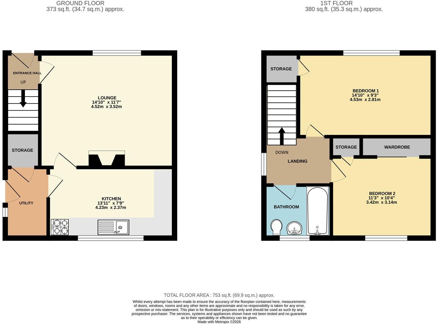 Camden Road, Castleford floorplan