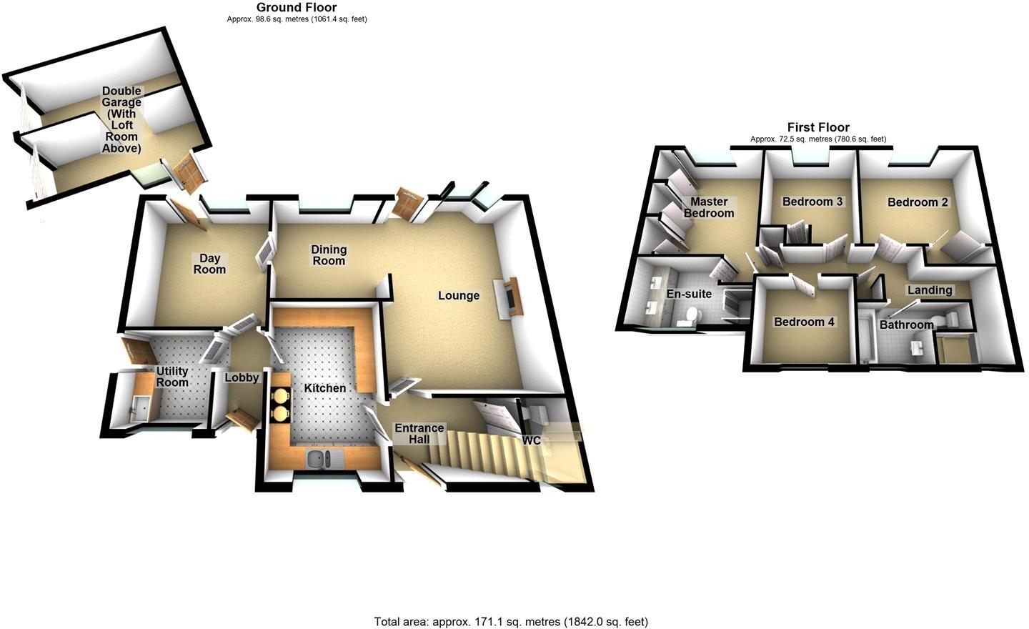 The Lea, Kibworth, Leicester floorplan