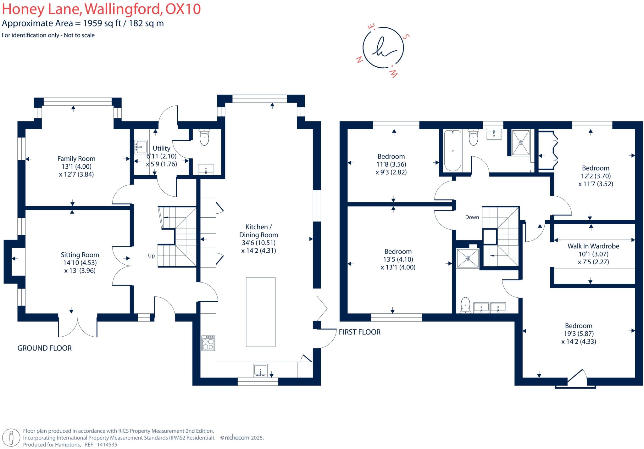 Honey Lane, Wallingford, OX10 floorplan