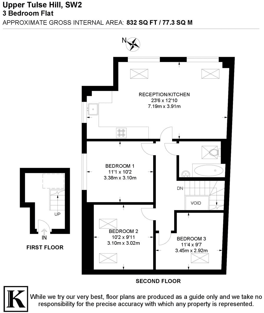 Upper Tulse Hill, SW2 floorplan