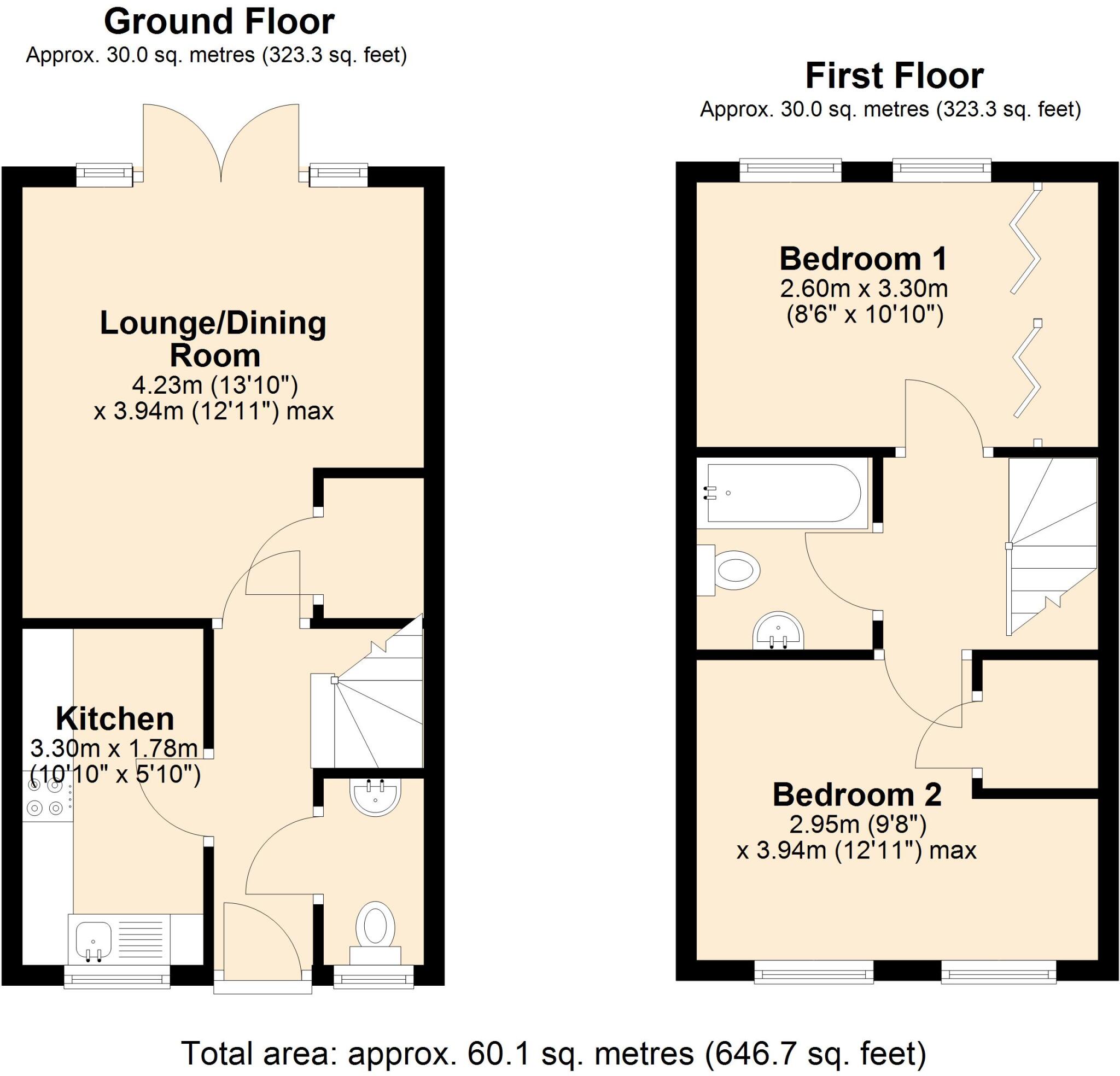 Mint Grove, Melksham floorplan