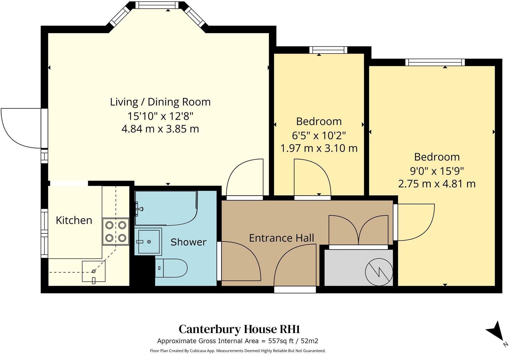Canterbury Court, Station Road, Dorking, Surrey, RH4 floorplan