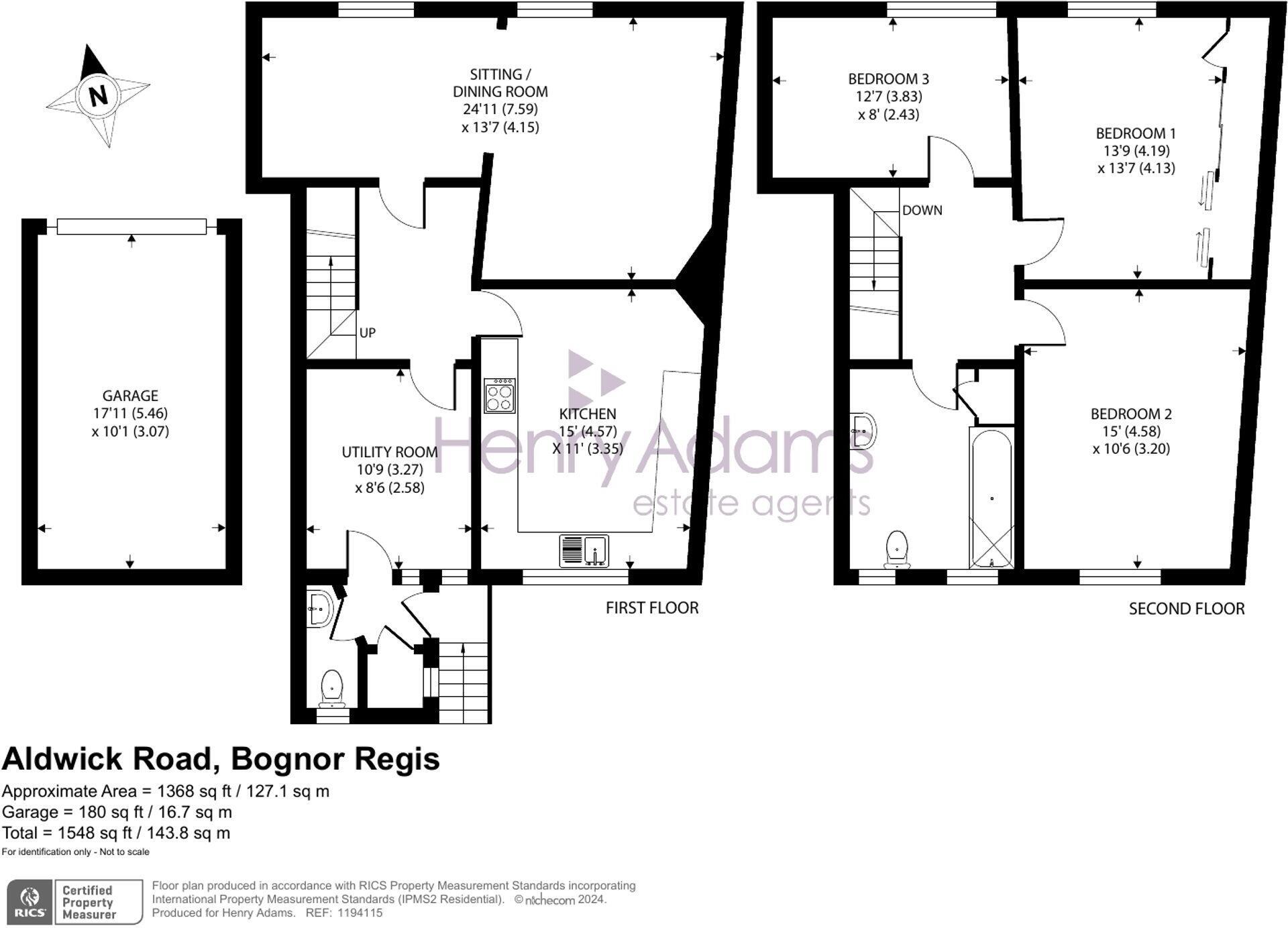 Aldwick Road, Bognor Regis, West Sussex, PO21 2NY floorplan