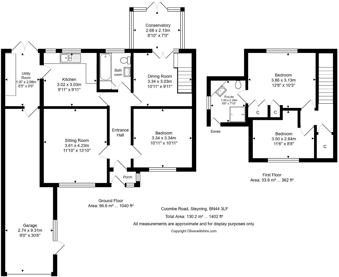 Coombe Road, Steyning, BN44 3LF floorplan