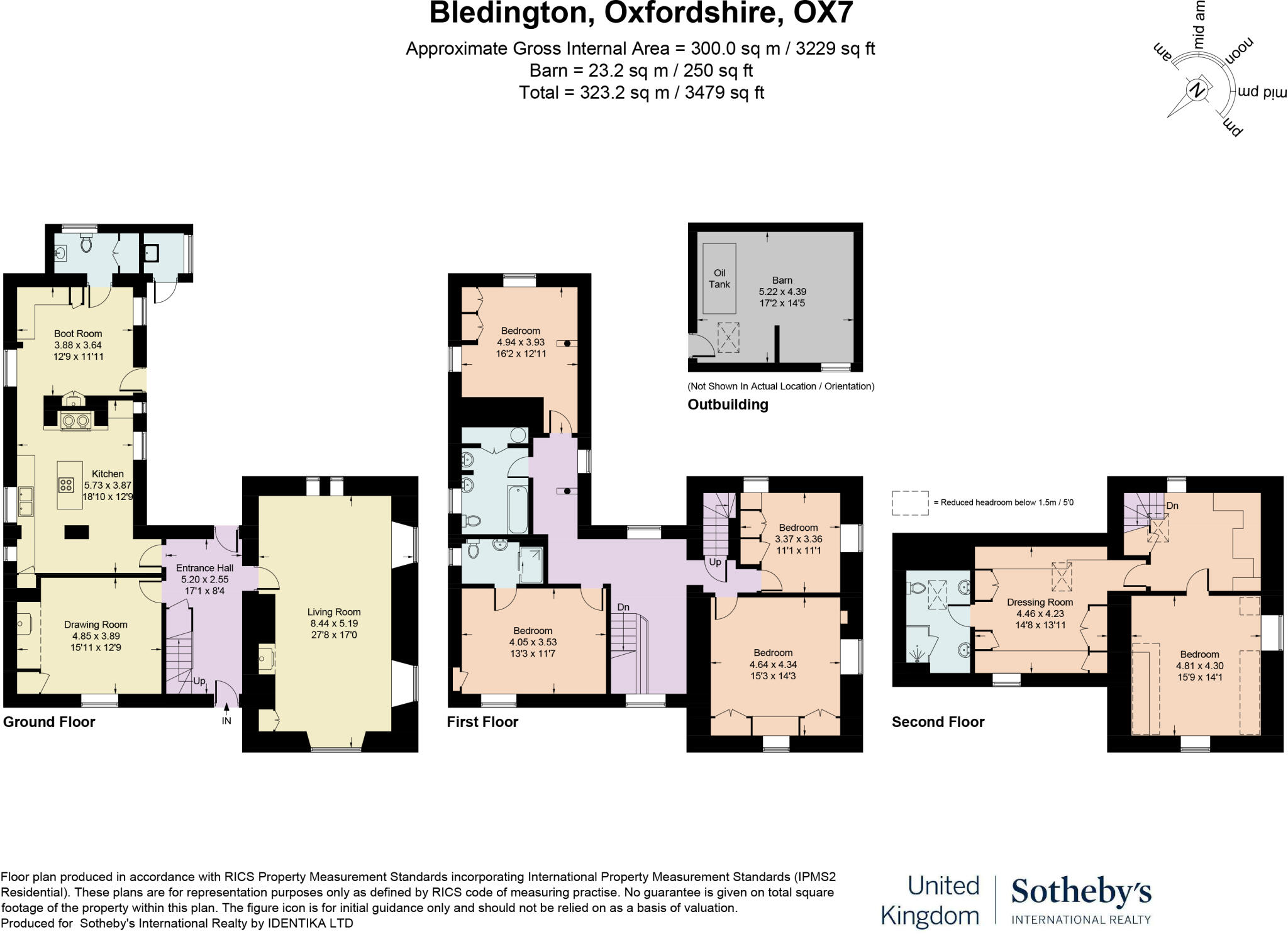 The Green Bledington, Bledington, Oxfordshire, OX7 floorplan