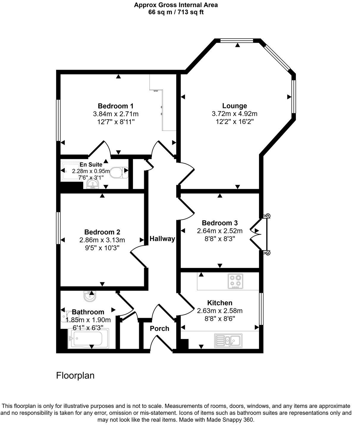 The Wickets, Marton floorplan