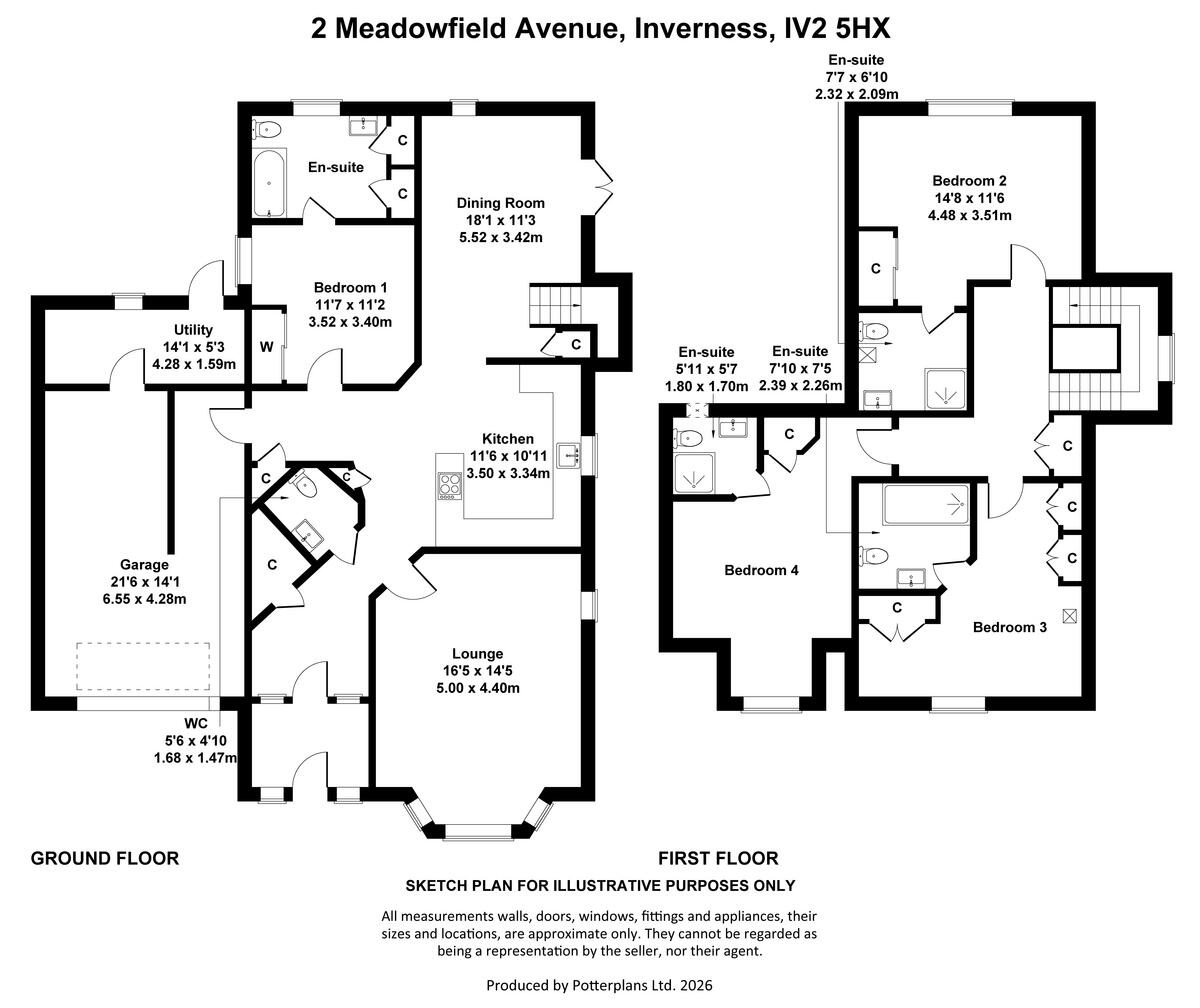 Meadowfield Avenue, Inverness, IV2 5HX floorplan
