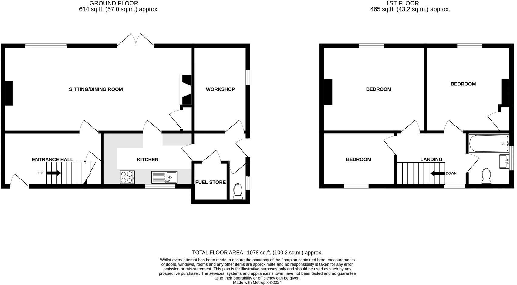 11 New Road, Martin Dales floorplan