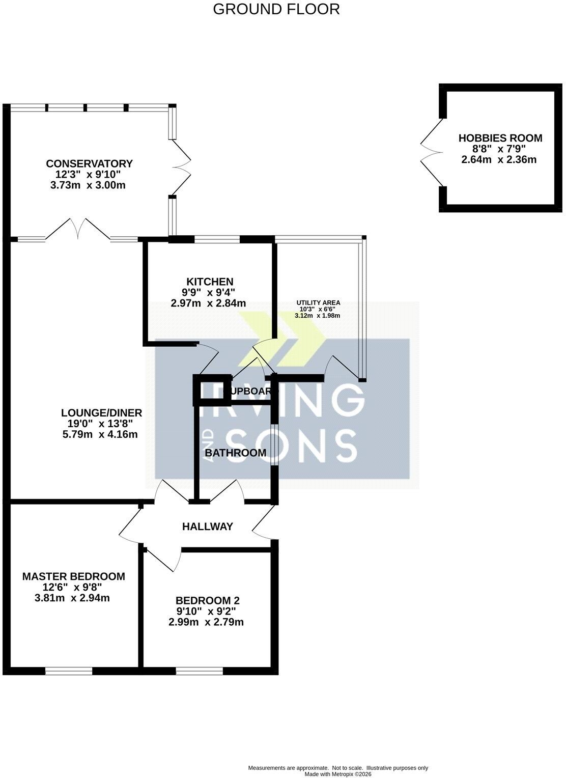 Badger Way, Verwood, Dorset, BH31 floorplan