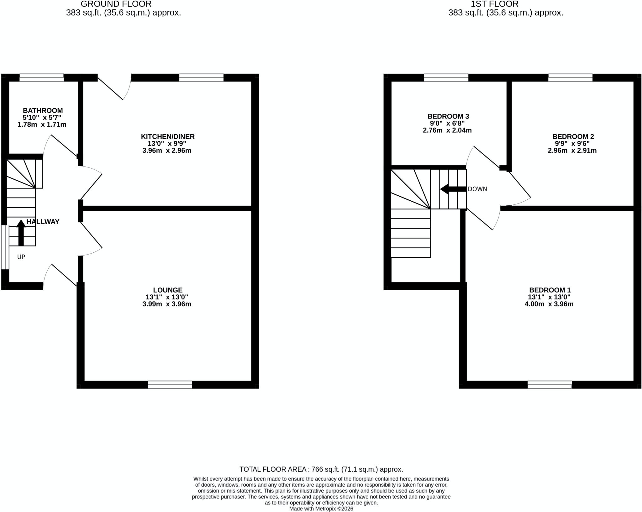 Lord Street, Derby, DE24 floorplan