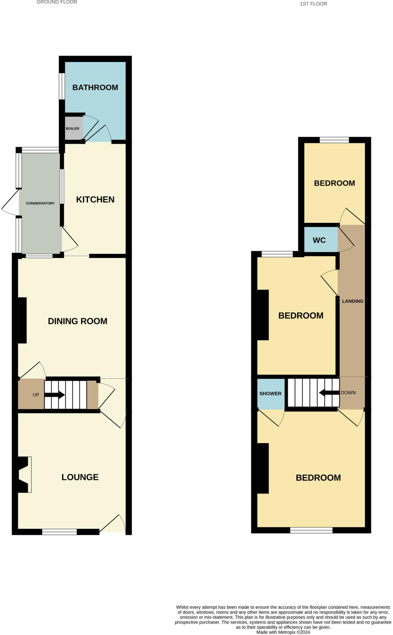 214, Park Road, Spalding floorplan