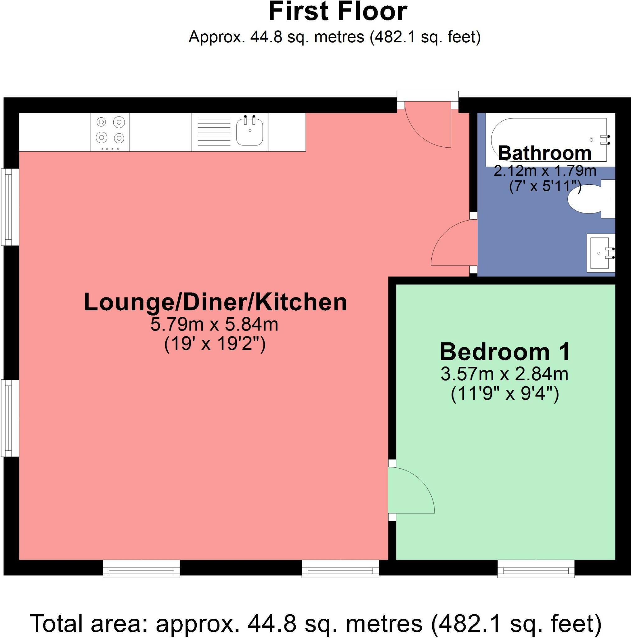 12 London Road , Hemel Hempstead,  floorplan
