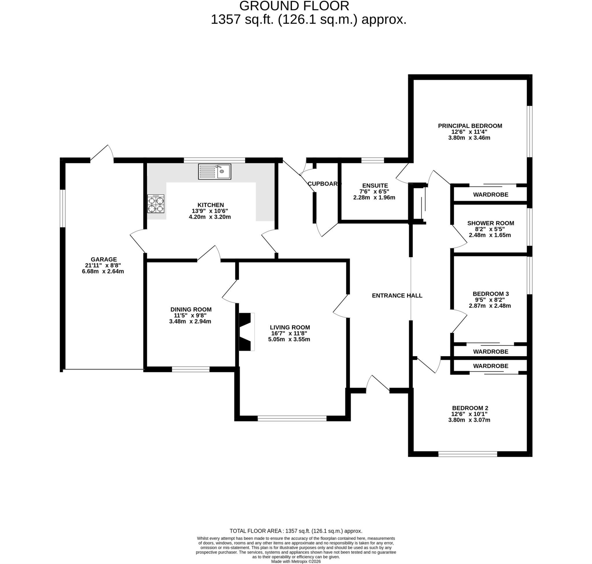 Millers Close, Ashleworth, Gloucestershire floorplan