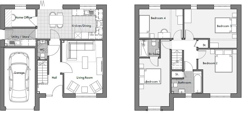 Plot 6, Hardwick Court, Fishburn, Stockton On Tees, TS21 floorplan