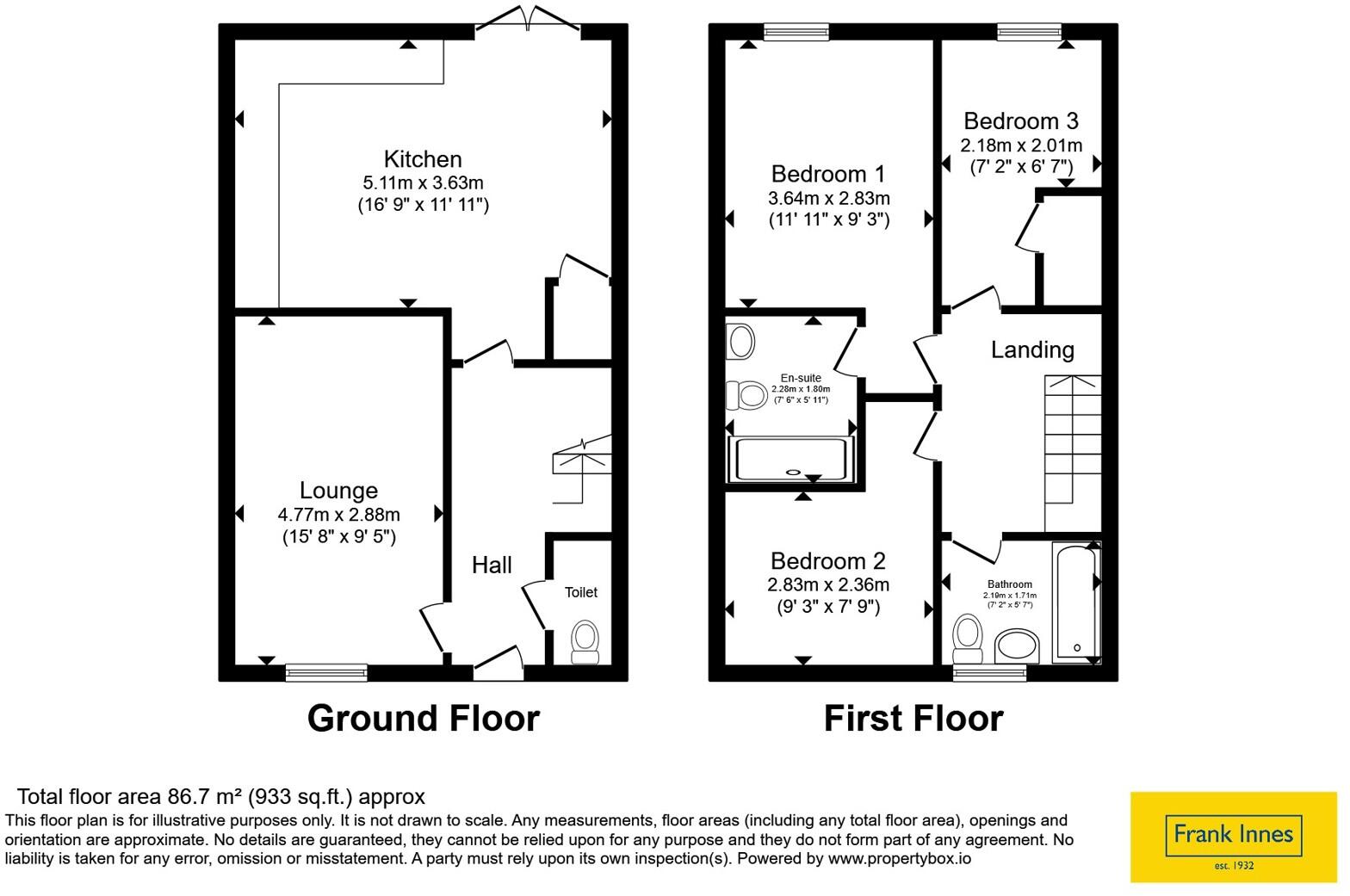Foxglove Way, MANSFIELD, Nottinghamshire, NG20 floorplan