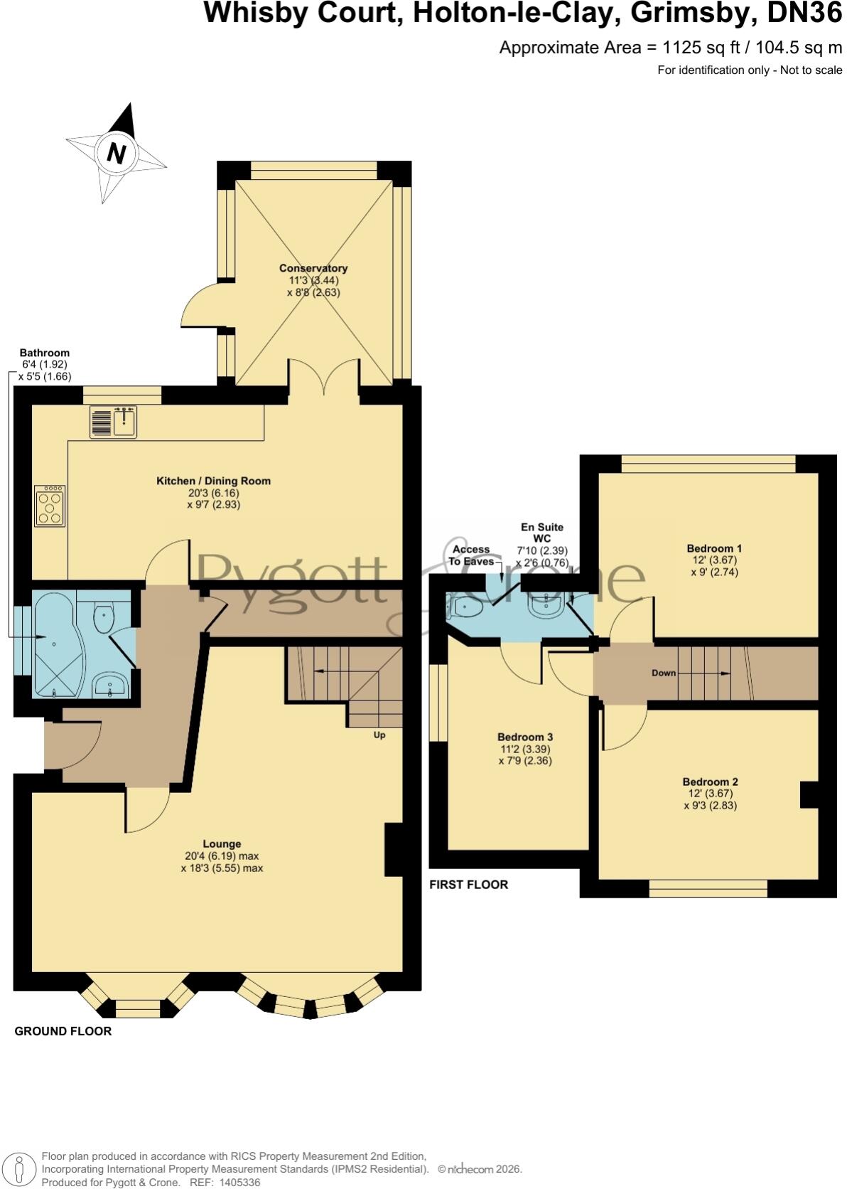 Whisby Court, Holton-le-Clay, Grimsby, Lincolnshire, DN36 floorplan