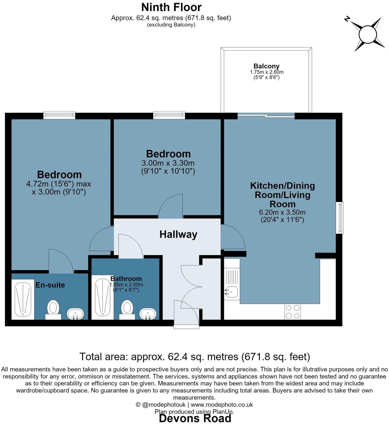 St Andrews Development, Bow, E3 floorplan