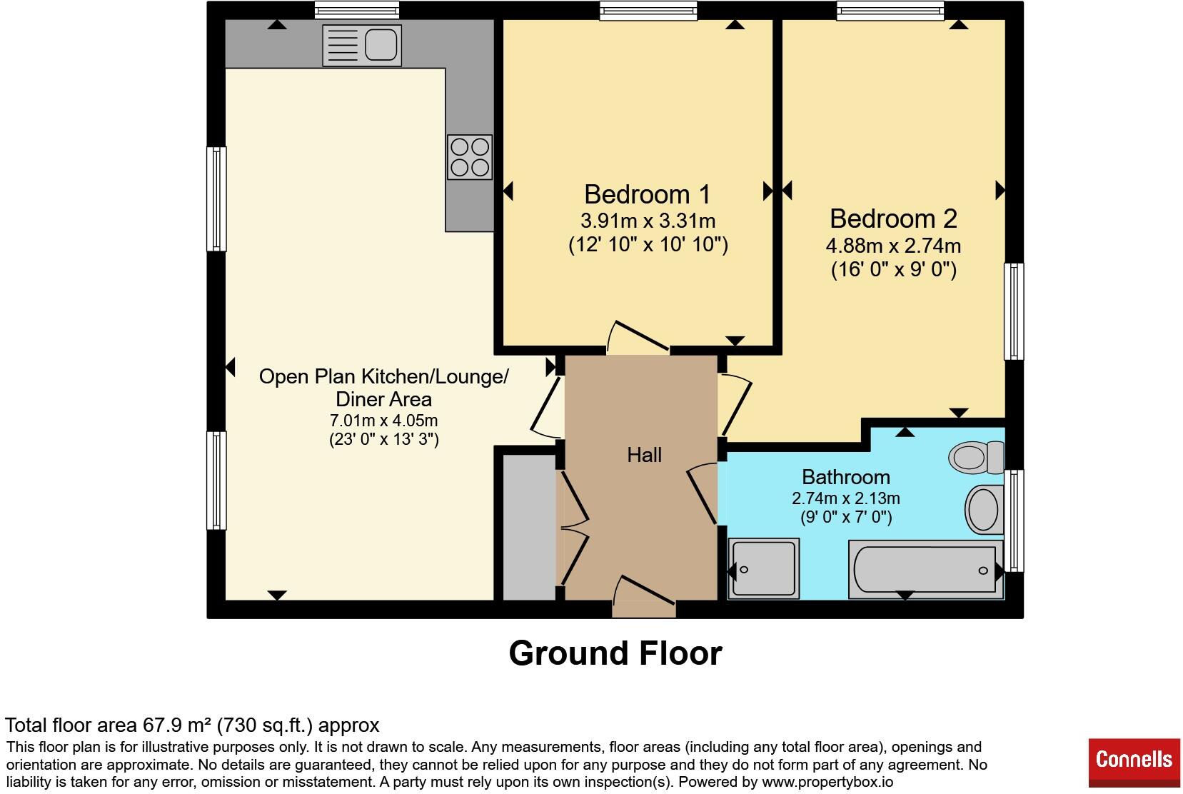 Poppyfield Road, Wootton, Northampton floorplan