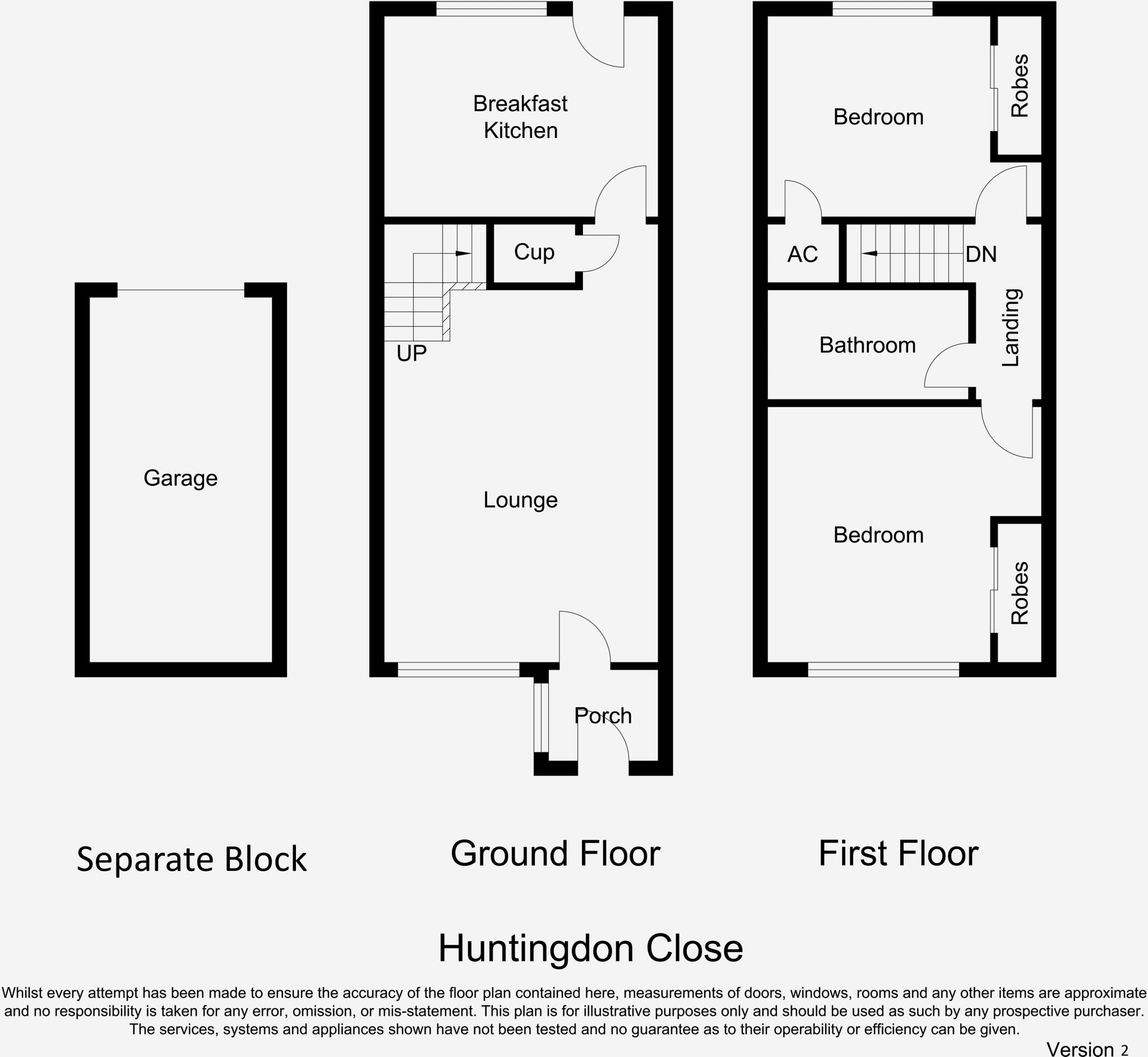 Huntingdon Close, Newcastle Upon Tyne floorplan