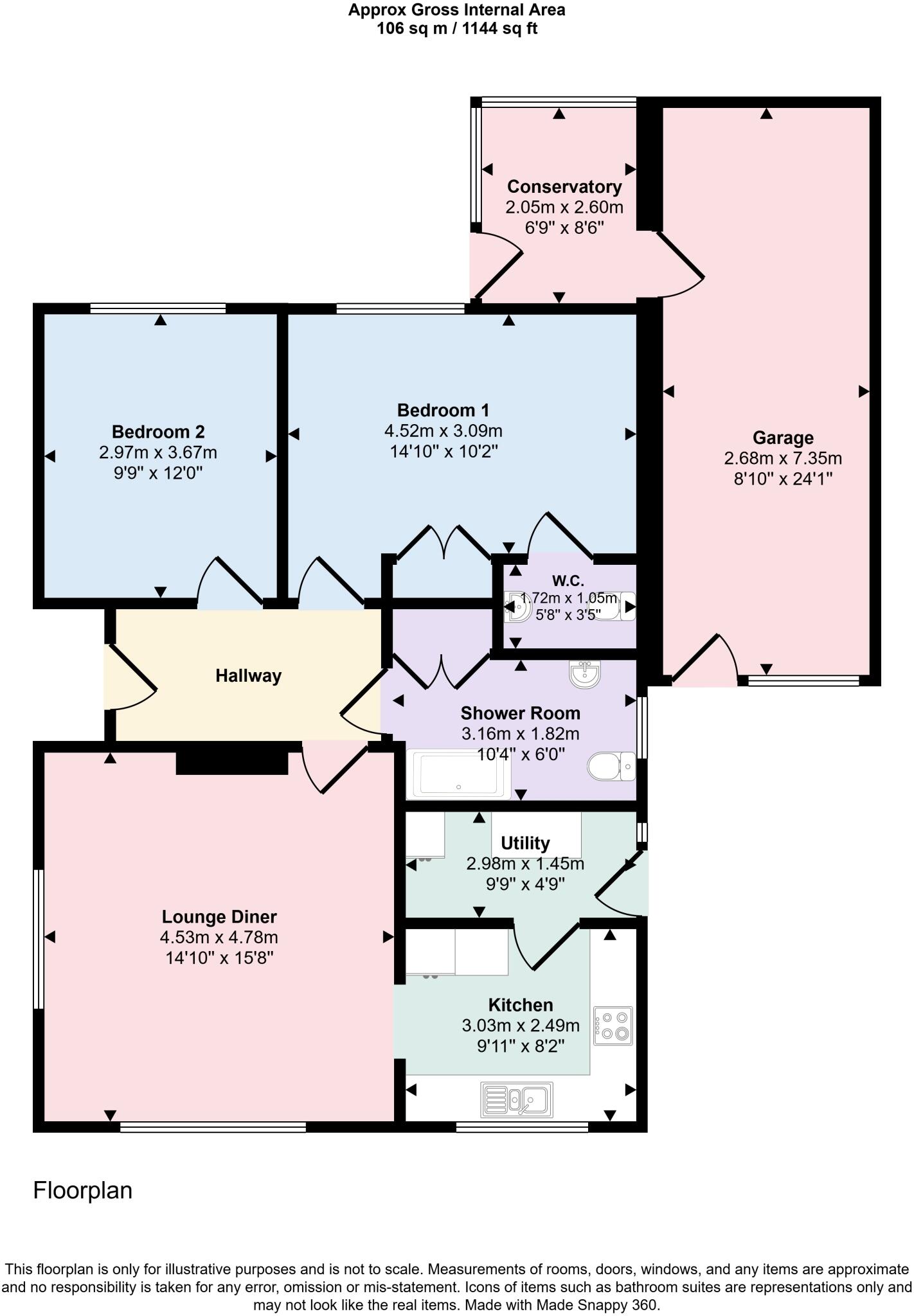 Mill Lane, Hogsthorpe, PE24 floorplan