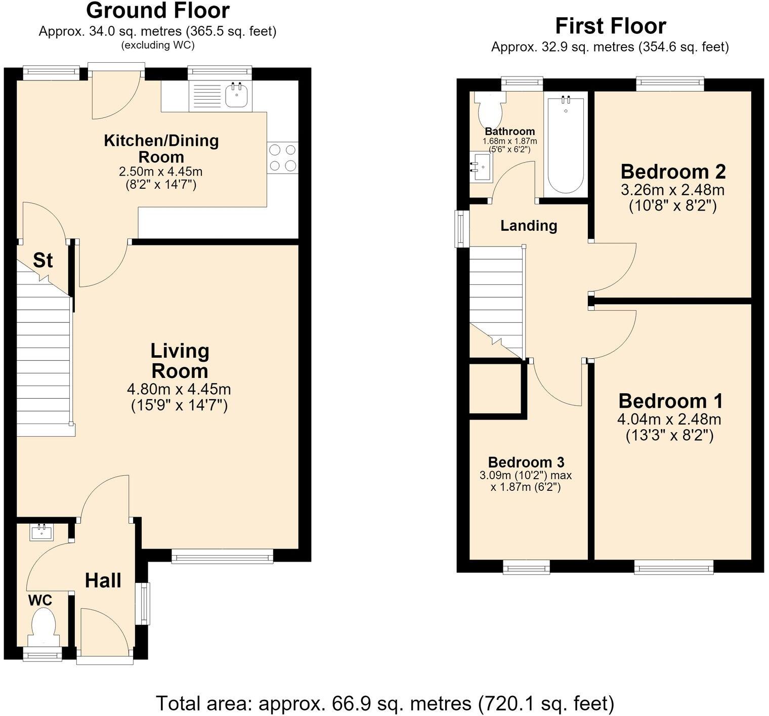Harrison Way, Newton-Le-Willows, WA12 floorplan