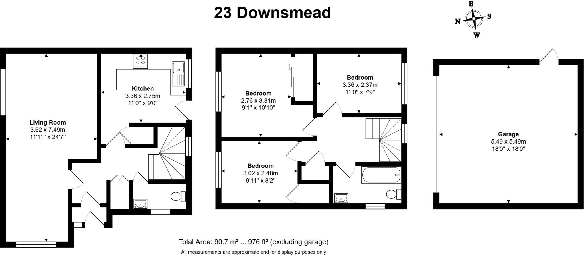 23, Downsmead, Baydon, Marlborough, Wiltshire, SN8 floorplan