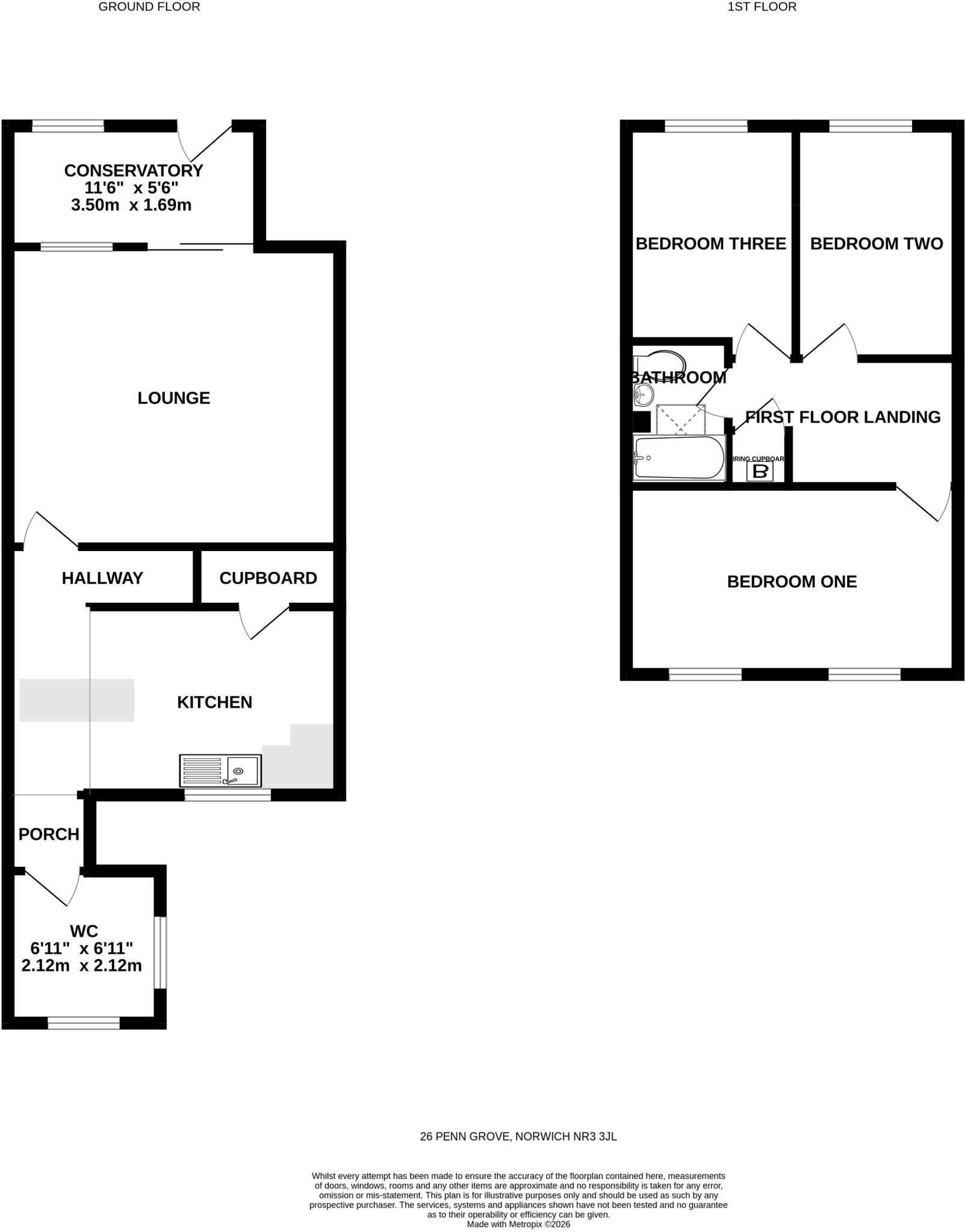 Penn Grove, Norwich, Norfolk floorplan
