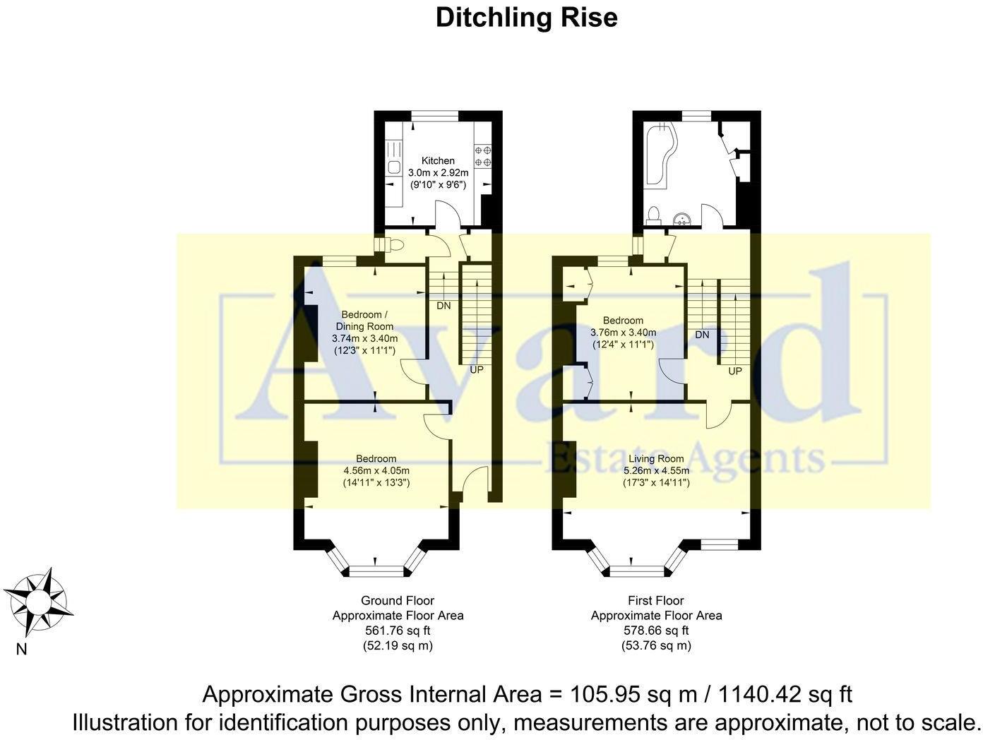 Ditchling Rise, Brighton floorplan